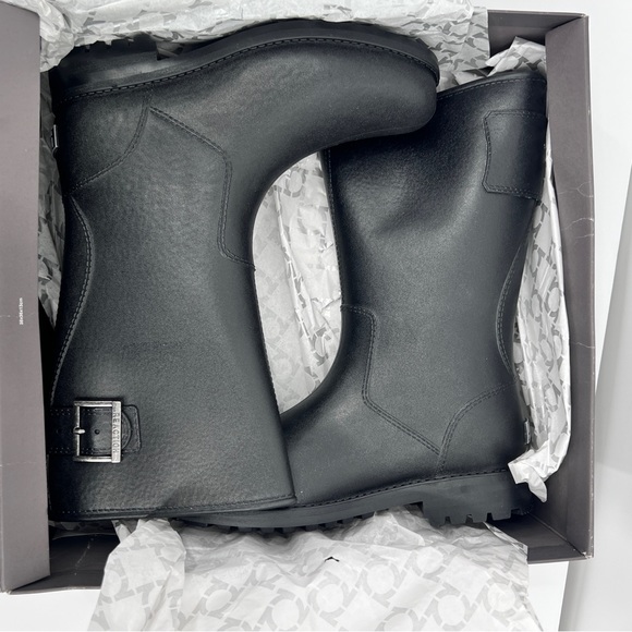 Kenneth Cole Reaction Men's Rainy Dayz Rubber Rain Boots - Black - Picture 7 of 8